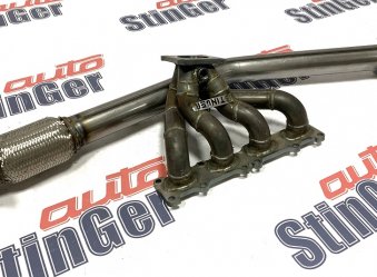 Выпускной коллектор (паук) 'StinGer' 4-1 Волга Siber (2.4l, EDZ, Chrysler)+фланец